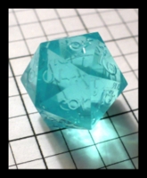 Dice : Dice - 20D - Game Science Precision Aqua Discontinued Color Gen Con Aug 2009
